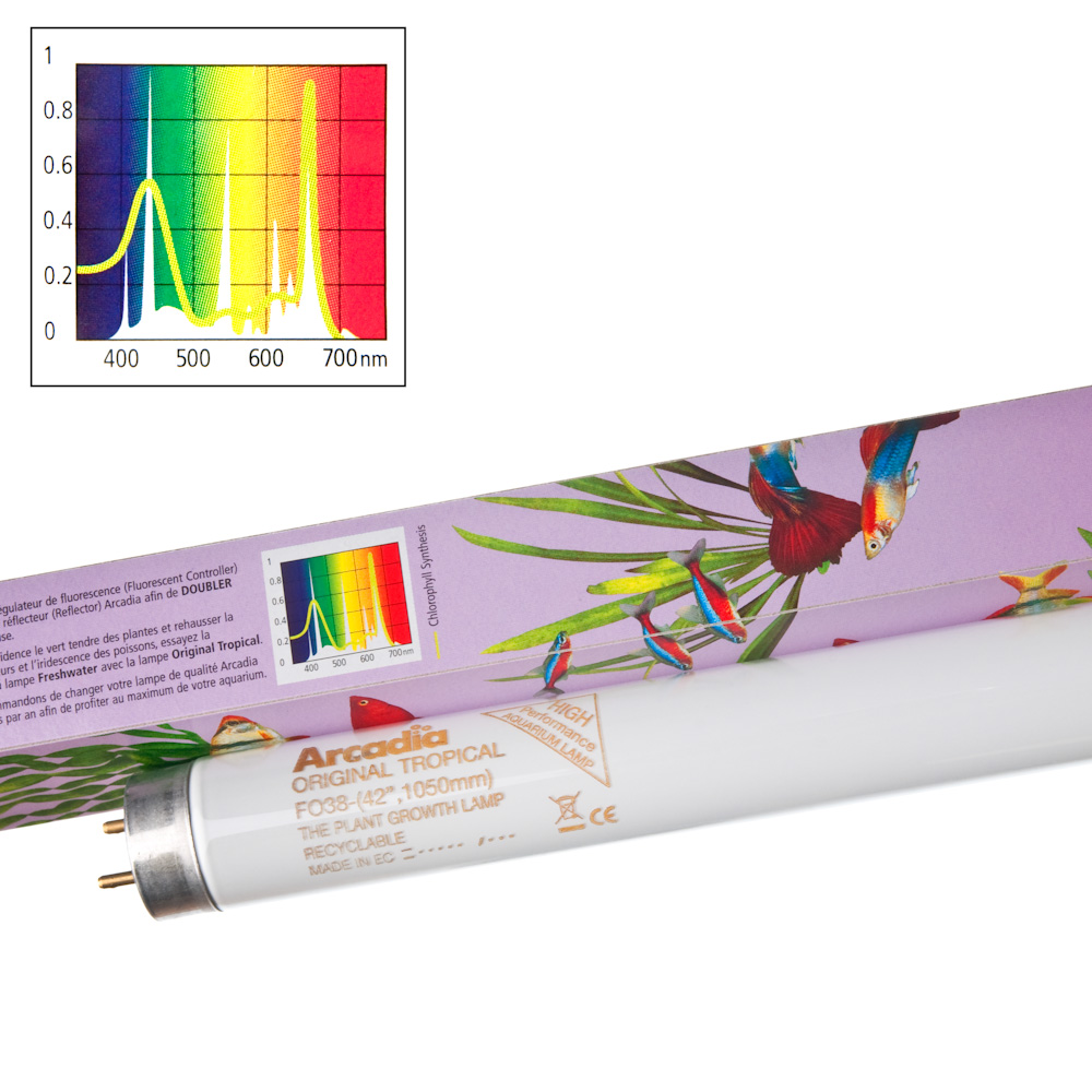 Tube fluorescent Arcadia Original Tropical - 18 W, L 59,0 cm chez Zooplus FR - BE
