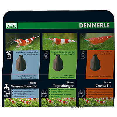 Set d'entretien Dennerle Nano - 3 x 15 ml