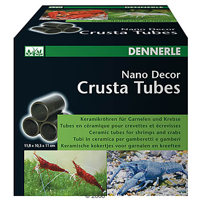 D�coration Dennerle Nano Decor Crusta Tubes, grand - 3 grands tubes - XL3