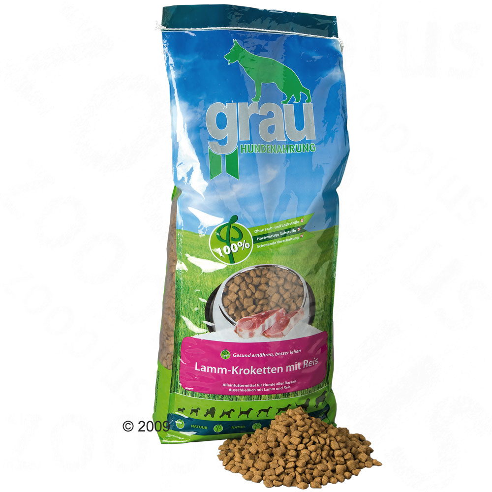 Croquettes d'agneau et de riz Grau - 5 kg