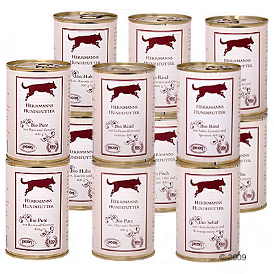 Offre gourmande Herrmanns Bio-Menu 12 x 400 g - offre gourmande vari�e