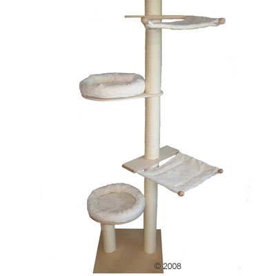 Arbre � chat Juliette - blanc
