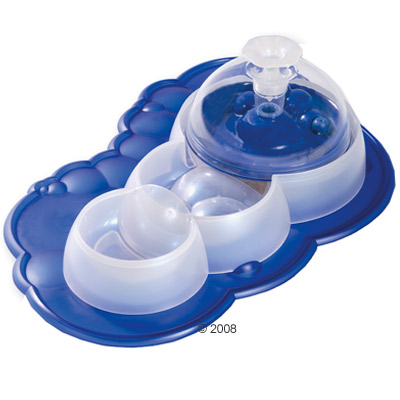 Fontaine � eau Hagen Catit 3 l - bleu / blanc transparent