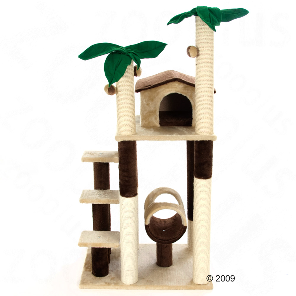 Arbre � chat Coco Palm - marron/beige