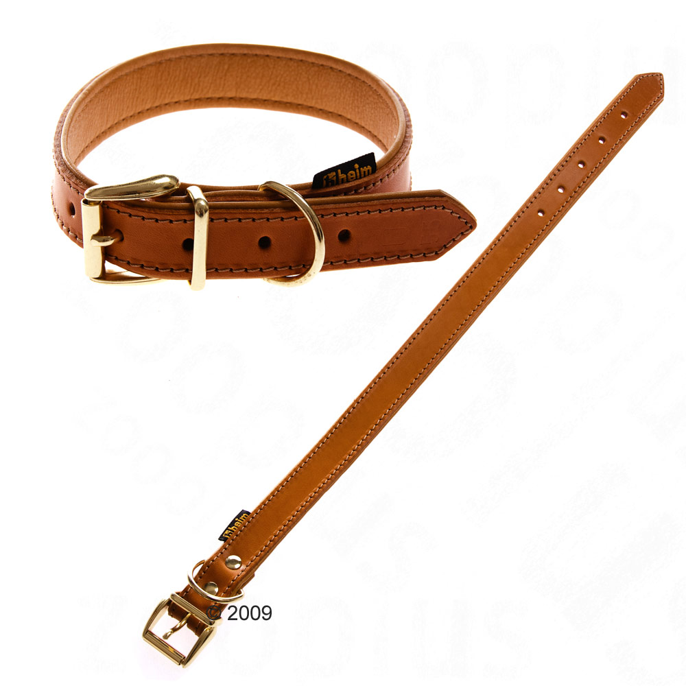 Collier en cuir Buffalo - L 60 x l 2,5 cm