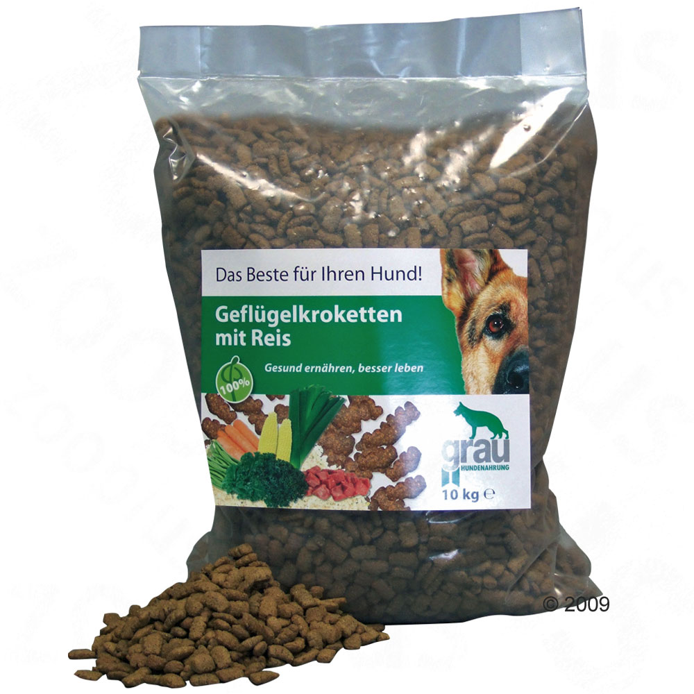 Croquettes de volaille et de riz Grau - 10 kg
