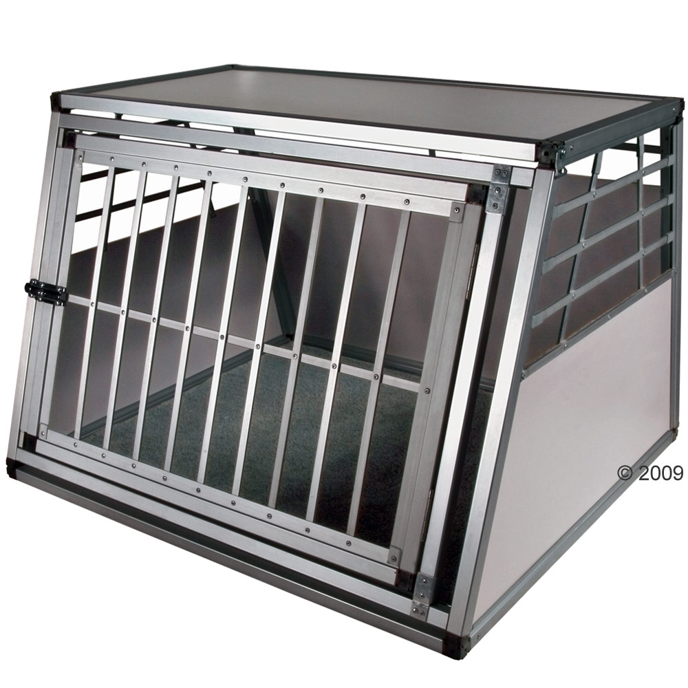 Cage de transport en aluminium - L 92 x l 82 x H 66 cm
