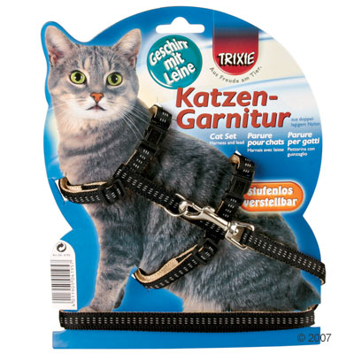 Parure pour chat Softline Elegance avec harnais et laisse - 1 parure pour chat