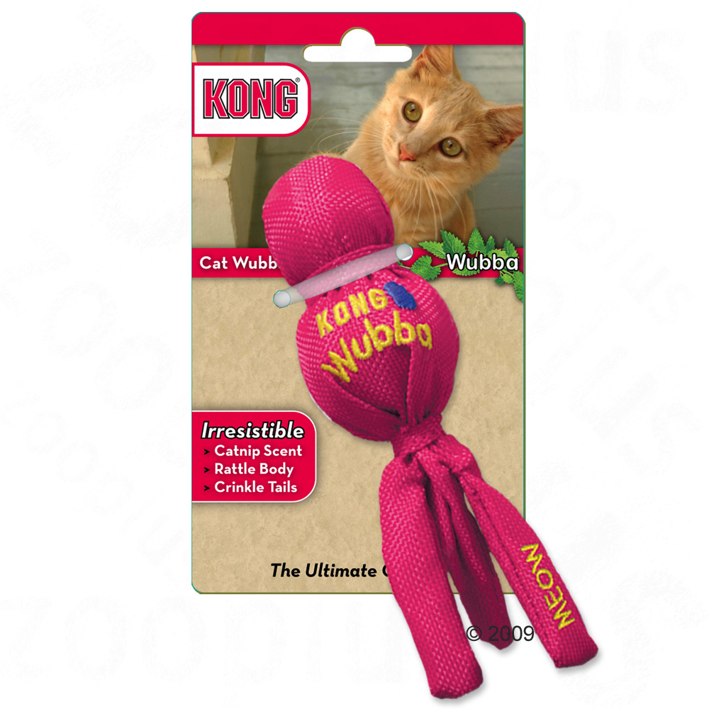 Kong Cat Wubba - L 13,5 x B 3,8 x H 3,8 cm
