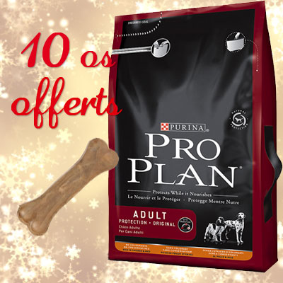 Pro Plan 15 kg + 10 os press�s � m�cher Trixie offerts ! - Adult poulet & riz