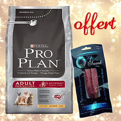 Croquettes Pro Plan 3 kg + Friandise Kitty Snack offertes! - delicate (2 x 1,5 kg)