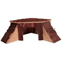 Maisonnette en rondin pour cochon d'Inde Thordis - - 35 x 25,5 x 15 cm