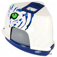 Maison de toilette d'angle Bernina - bleue L 38 cm x l 56 cm x H 40 cm