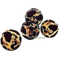 Zooplus FR-BE 4 balles de jeu motif l�opard - - 4 balles