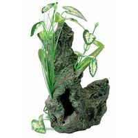 Racine avec des plantes en soie - - d�coration en forme de racine