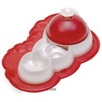 Comparez les prix Fontaine à eau hagen dogit 3 l - rouge / blanc transparent