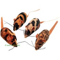 Comparez les prix Souris l�opard avec menthe � chat - 4 souris, 5 cm