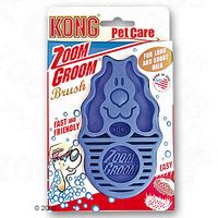 Brosse de massage Kong Zoom Groom - bleu