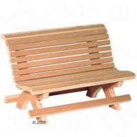 Comparez les prix Banc en bois pour rongeur - l 18 x l 11 x h 12 cm