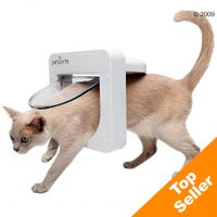 Chati&egrave;re SmartFlap PetPorte avec puce &eacute;lectronique - blanc