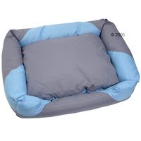 Lit pour chat Stormy bleu/gris - - L 62 x l 50 x H 15 cm