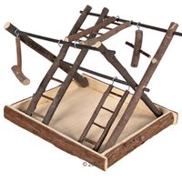 Aire de jeu pour perruches See-Saw - - taille: L 25 x l 30 x H 27 cm