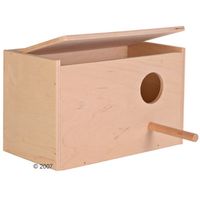 Maisonnette de nidification pour perruches - - taille: L 21 x l 12,5 x H 13 cm