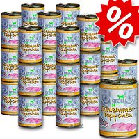 Lot �conomique Grau menu gourmand 24 x 400 g - - thon et riz complet