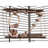 Comparez les prix Pont suspendu en bois naturel - l 27 x l 17 x h 7 cm