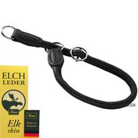 Collier pour chien Hunter Round & Soft - taille : max. 45 cm, 1 cm de diam&egrave;tre