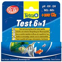 Comparez les prix Bandelette de contrôle de l eau tetratest 6 en 1 - 25 bandelettes