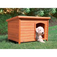 Niche pour chien Niko &agrave; toit plat - taille XL : L 116 x l 76 x H 82 cm