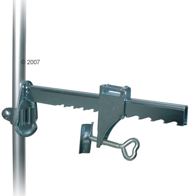 Fixation pour mur - - fixation pour mur et barre t�l�scopique