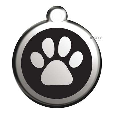 Pendentif Happy Paw - 3 cm de diamètre