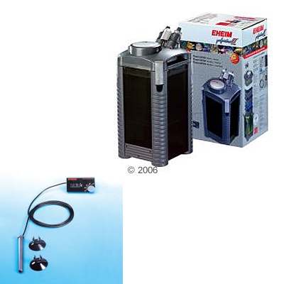 Eheim Professionel II avec chauffage et masses filtrantes - 2128 eau douce, aquarium jusqu'� 600 L