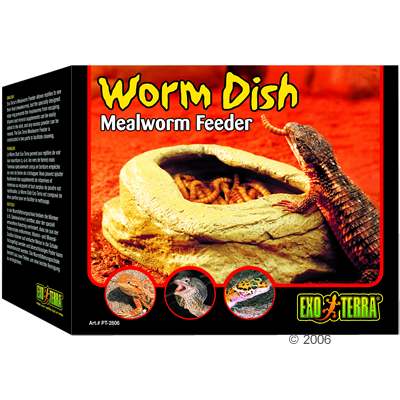 Gamelle � vers Hagen Exo Terra Worm Dish - - dimensions: L 11,5 x l 9 x H 4,5 cm