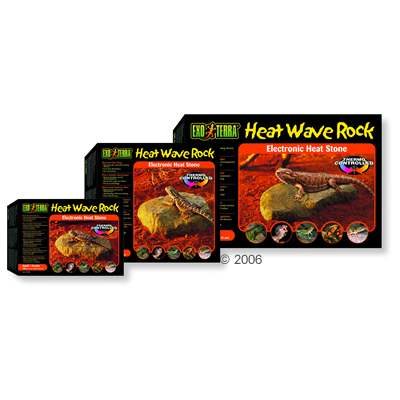 Pierre chauffante Heat Wave Rock Hagen Exo Terra - dimensions: L 15,5 x l 15,5 x H 5 cm