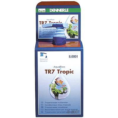 Conditionneur d'eau tropicale Dennerle TR7 Tropic AquaRico - 250 mL pour 8000 litres d'eau
