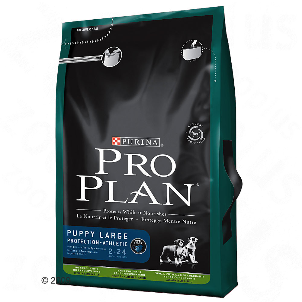 Croquettes chiots Pro Plan Large Breed Athletic agneau & riz - 15 kg