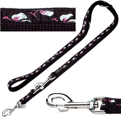 Laisse en nylon r�glable Hunter Krazy Lily - L 200 x l 2 cm