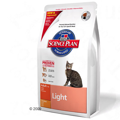Hill's Feline Adult Light poulet - 5 kg