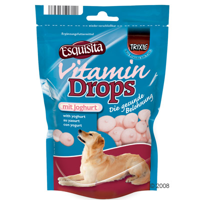 Bonbons aux vitamines Trixie pour chien avec du yaourt - 200 g