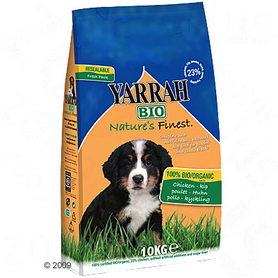 Croquettes Yarrah pour chiots et chiens de petites races - 10 kg