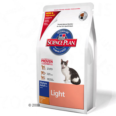 Hill's Feline Light Senior poulet - 1,5 kg