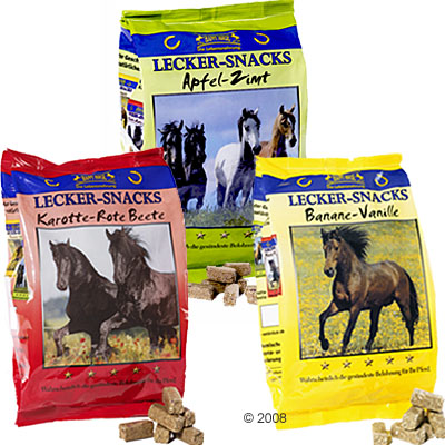 Happy Horse Friandises pour chevaux Lecker Snack - - 1 kg pomme & cannelle