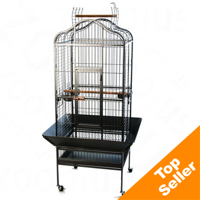Cage Noble pour perroquet - L 82 x l 77 x H 157 cm