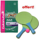 15 kg Eukanuba + set de tennis de table offert - - adulte grande