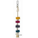 Perchoir coton et bois v�ritable Bird's World - - longueur 26 cm