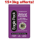 Croquettes Eagle Pack Natural 15 kg + 3 kg offerts ! - - 15 kg + 3 kg offerts !