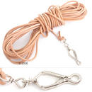 Laisse de chasse ronde en cuir brut de boeuf - L 15 m, 0,6 cm de diam�tre 134229.0